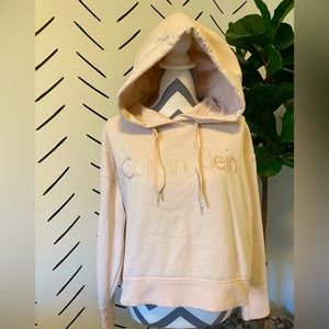 Light Pink Calvin Klein Hoodie Sweatshirt